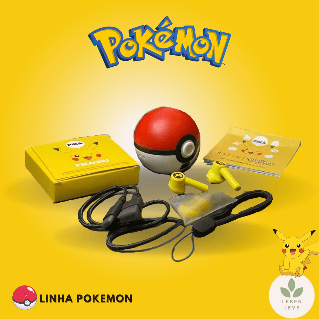 Fone de Ouvido Pokebola - Fun2U - Leben Leve