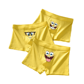 Kit 5 Cuecas Bob Esponja - Infantil - Leben Leve