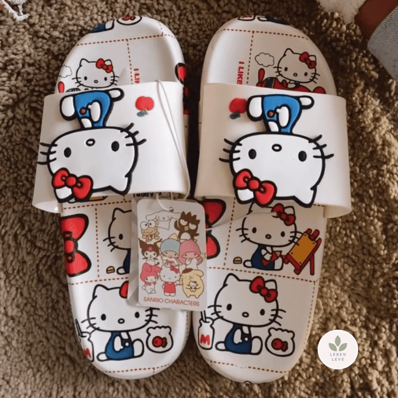 Chinelo Hello Kitty - So Soft + Brinde Chaveiro Hello Kitty - Leben Leve