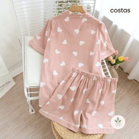 Pijama Hearts - Curto - Leben Leve