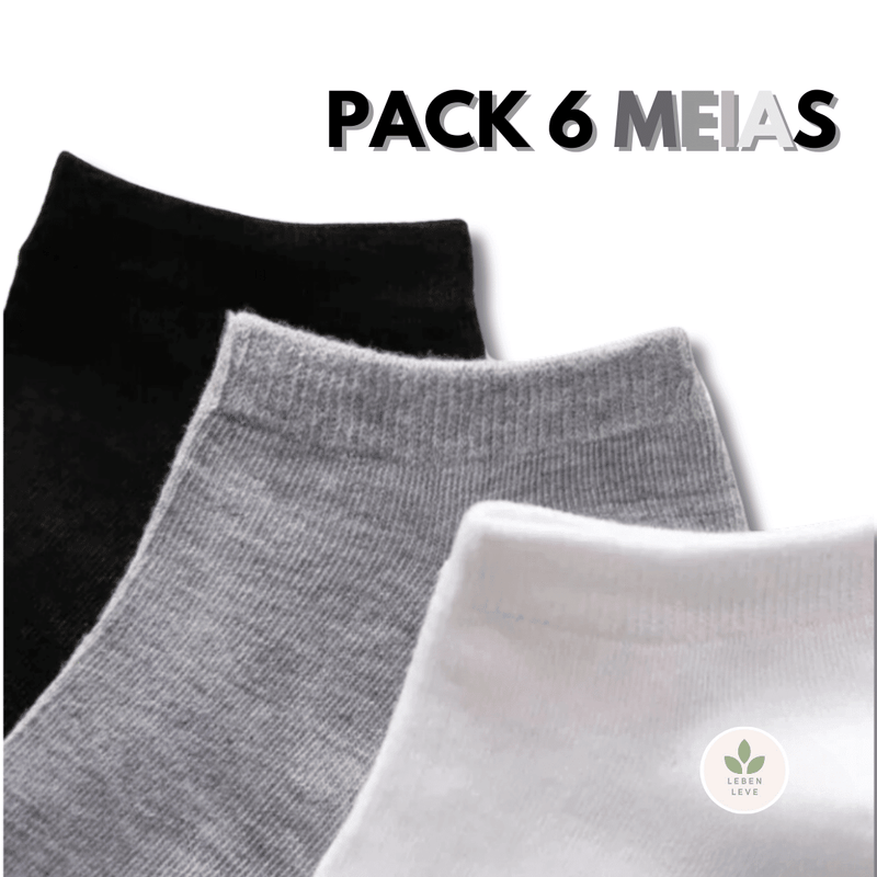 Kit 5 Pares de Meias - So Soft - Leben Leve