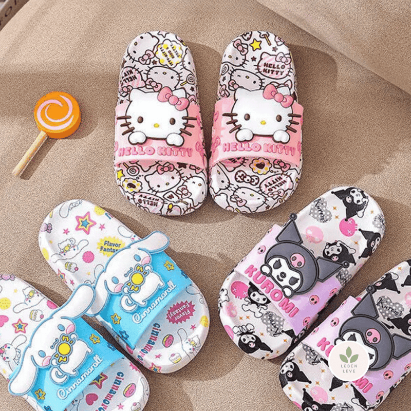 Chinelo Hello Kitty - So Soft + Brinde Chaveiro Hello Kitty - Leben Leve