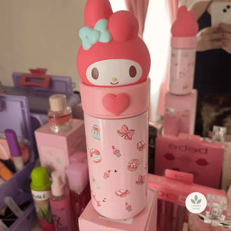 Garrafinha térmica Hello Kitty 400ML - Leben Leve