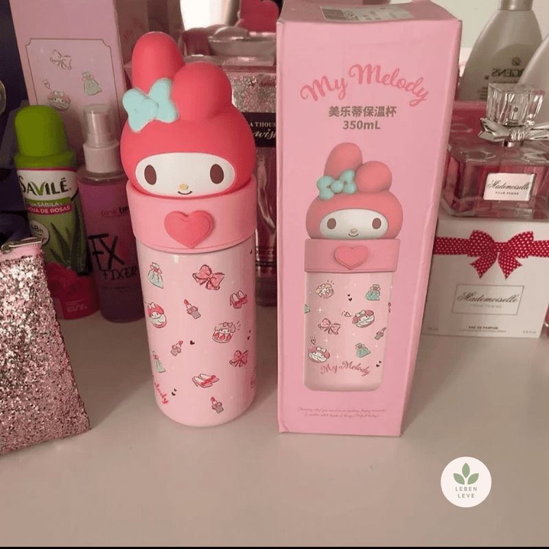 Garrafinha térmica Hello Kitty 400ML - Leben Leve