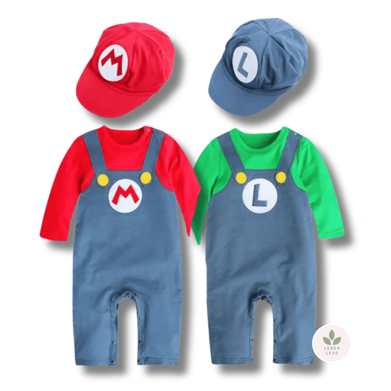 Macacão Super Baby Mario - Fun2U - Leben Leve