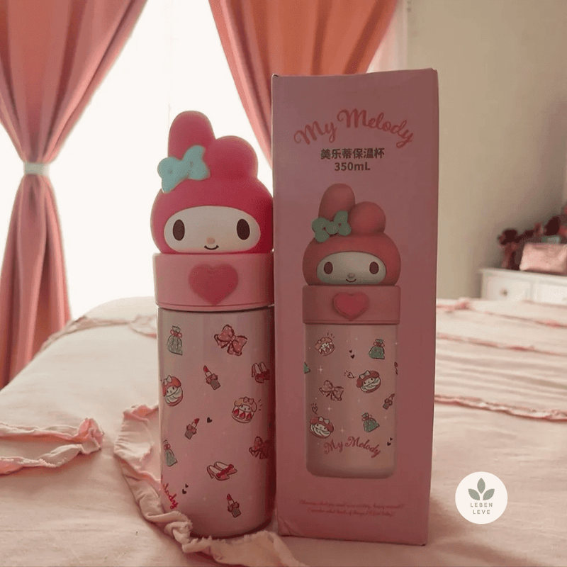 Garrafinha térmica Hello Kitty 400ML - Leben Leve