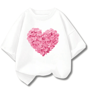 Blusa Infantil Corações E Paris - Leben Leve