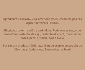 SEVENUTTY70 - Creme de Avelã com Cacau daVIDA